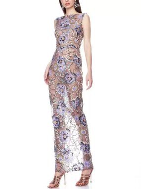 allegra sequin maxi dress Allegra Sequin Maxi Dress in Silver Bronx and Banco by Bronx and Banco